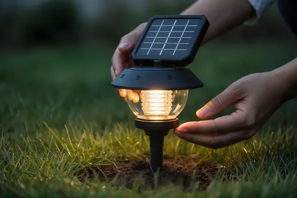 Maintenance Solar Powered Outdoor Lighting